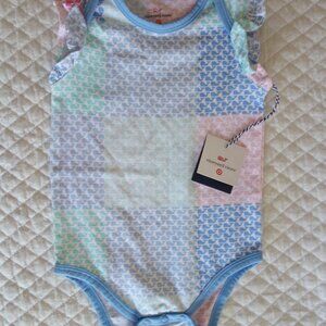 NWT VINEYARD VINES for Target Patchwork Whales Infant One-Piece - 12 months